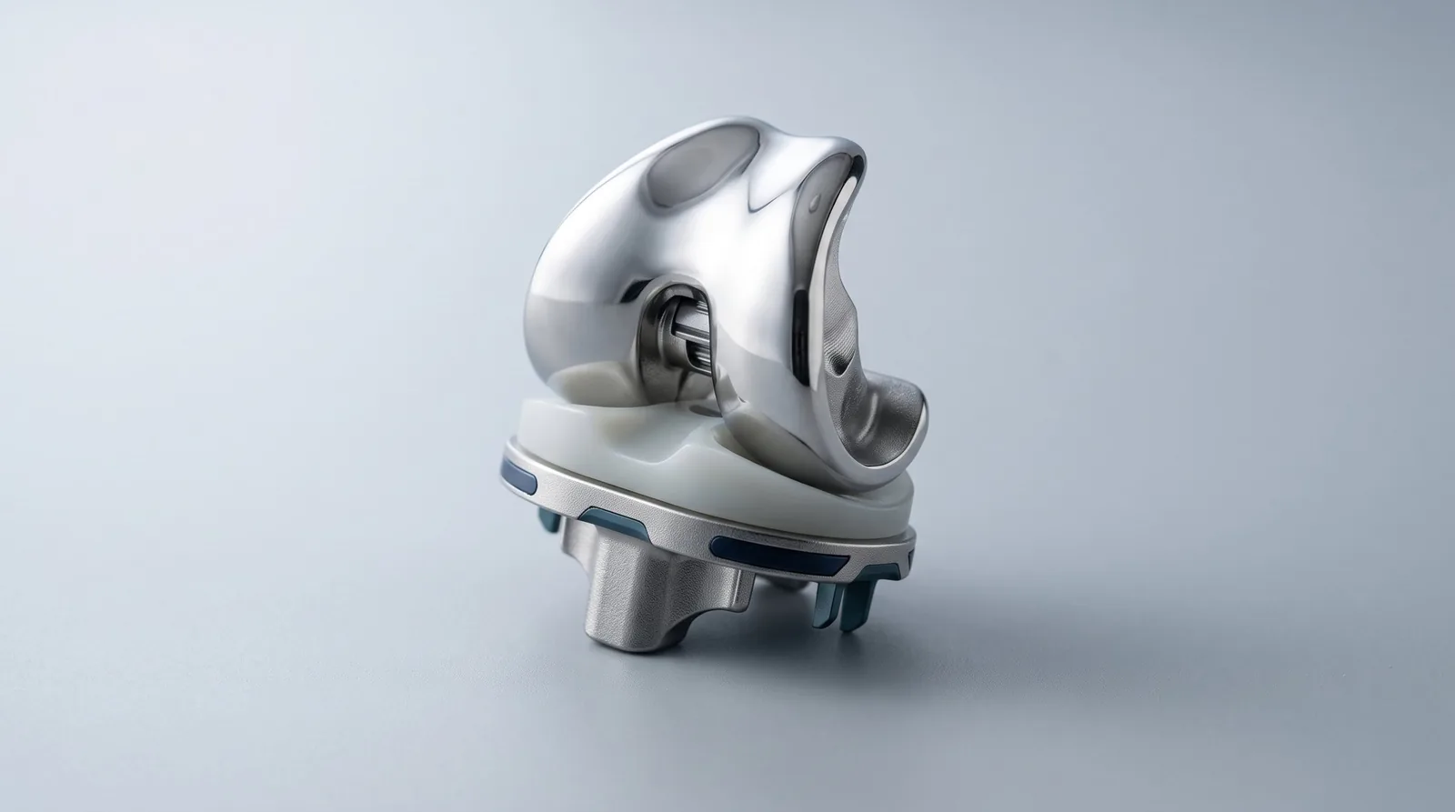 A knee replacement implant